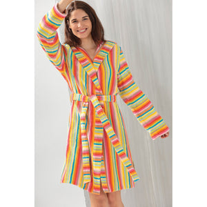 CAWÖ Damen Kurzbademantel Lifestyle Multicolor Bild 1