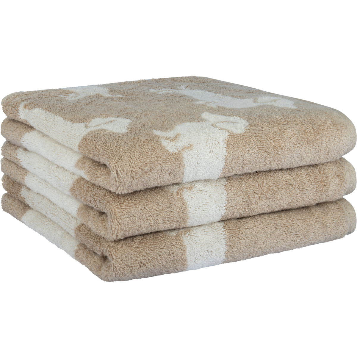 CAWÖ Handtuch WE LOVE DOGS Schwarz - Beige Bild 8
