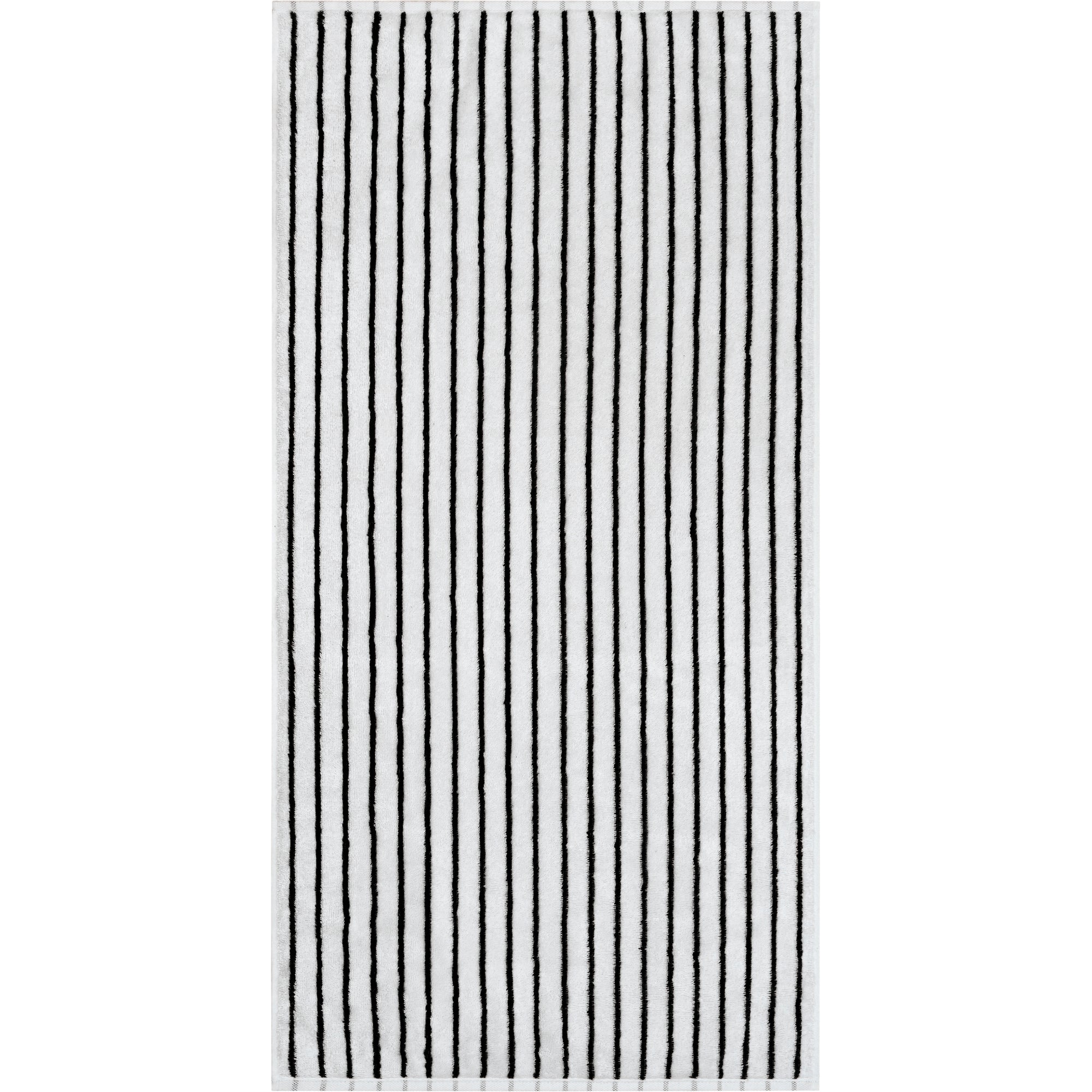 Duschtuch Black&White Streifen Schwarz/Weiß Streifen Bild 1