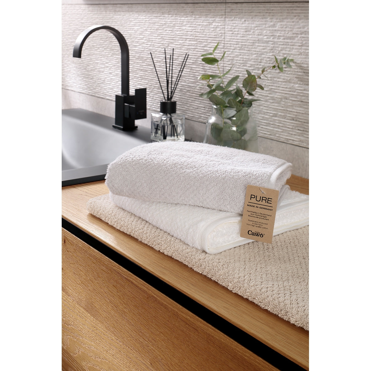 Duschtuch PURE Beige Bild 46