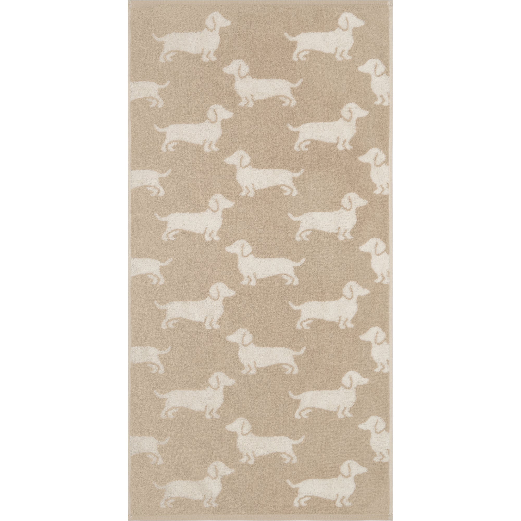 Duschtuch WE LOVE DOGS Natur - Beige Bild 1