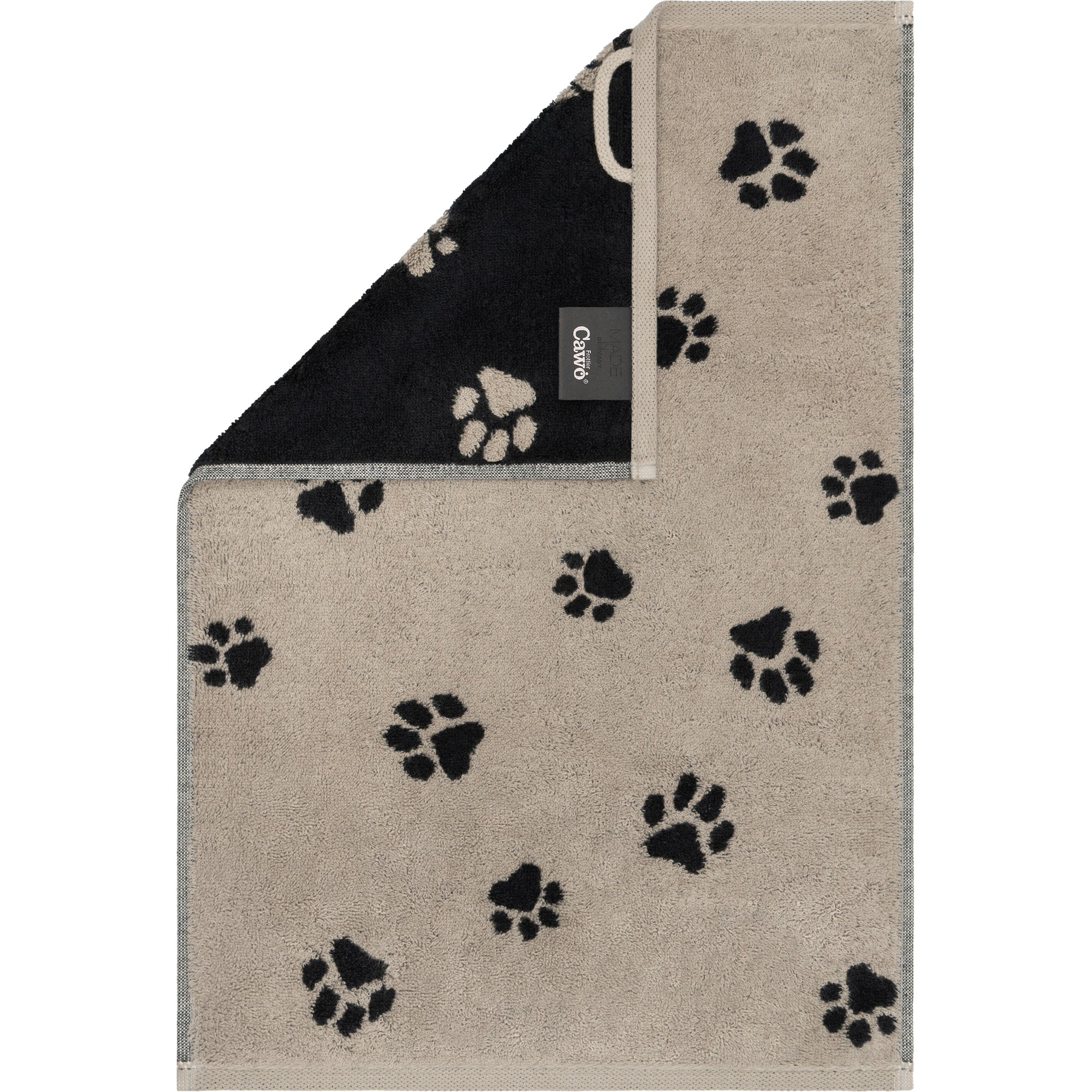 Gästetuch WE LOVE DOGS Natur - Beige Bild 5