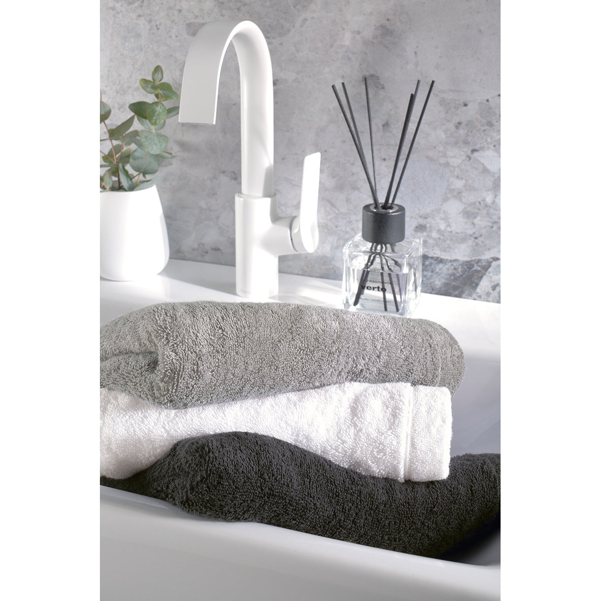 Handtuch Lifestyle Uni Platin Bild 88