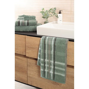 Handtuch Noblesse Check Nordic Green Bild 5