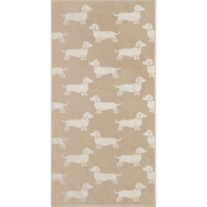 Handtuch WE LOVE DOGS Schwarz - Beige Bild 7