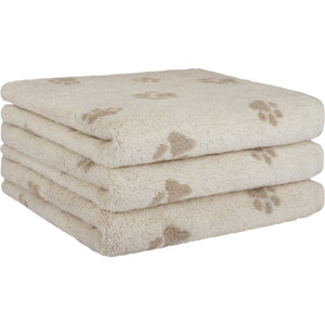 Handtuch WE LOVE DOGS Natur - Beige Bild 3