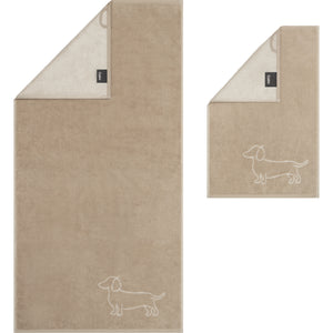 Handtuch WE LOVE DOGS Natur - Beige Bild 4