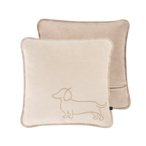 Kissenhülle WE LOVE DOGS Schwarz/Beige Bild 6