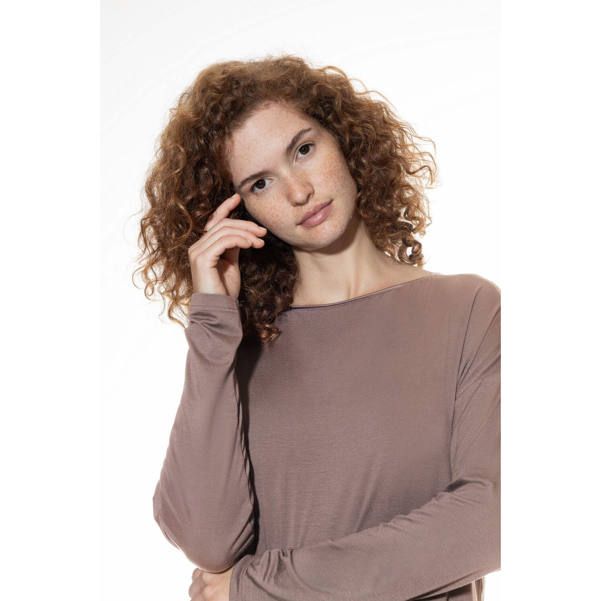 Mey T-Shirt Langarm milk`n coffee Bild 4