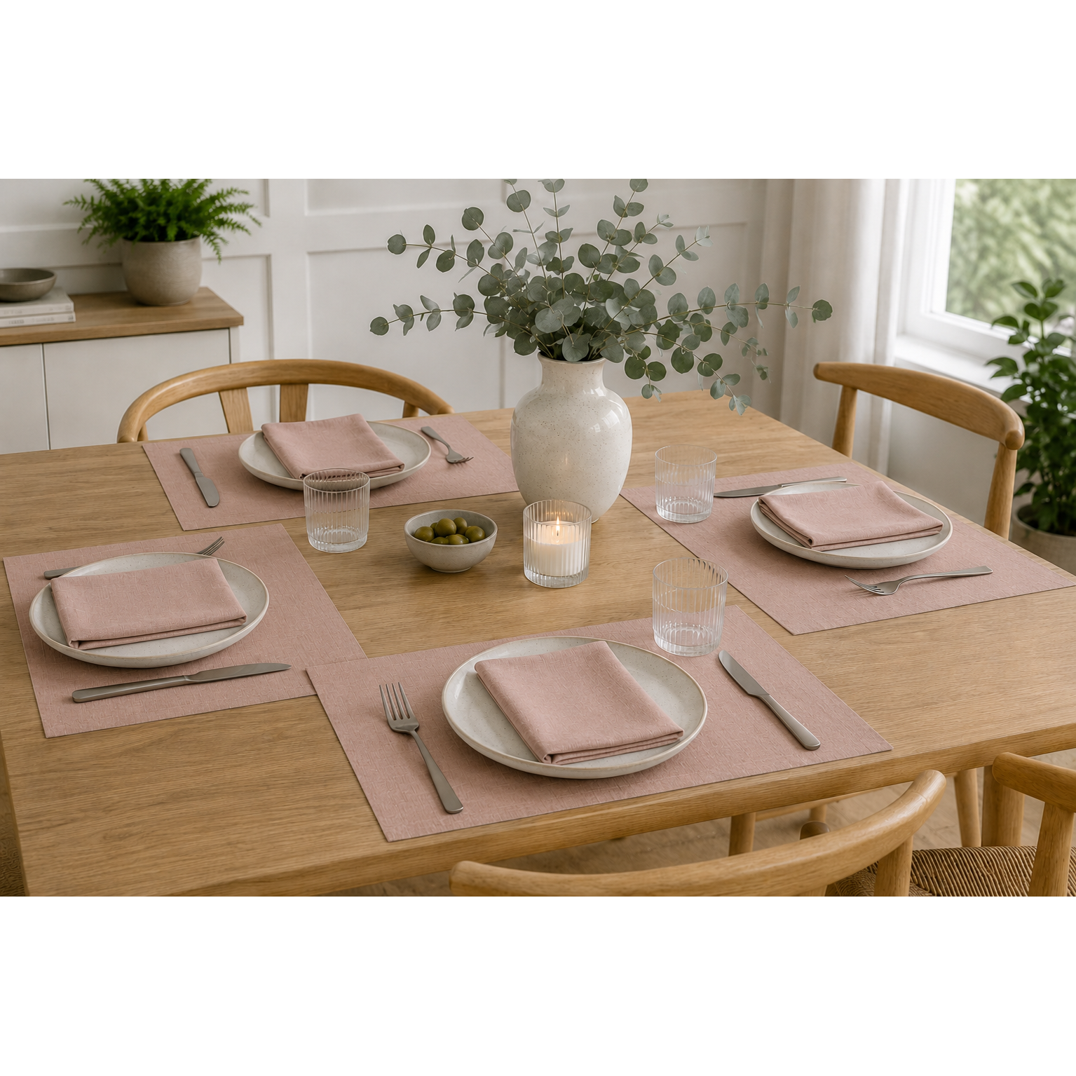 Loft 35 x 50 - 89 chestnut Tischset rose Bild 3