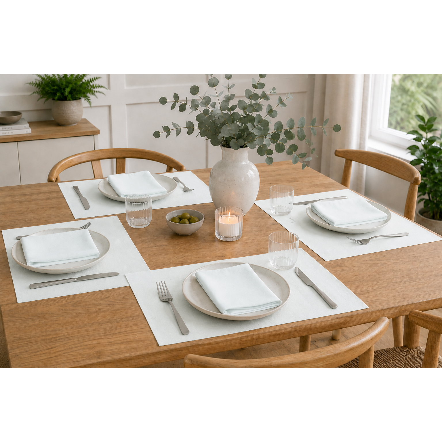 Loft 35 x 50 - 89 chestnut Tischset white Bild 3