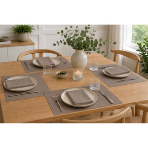 Loft 35 x 50 - 89 chestnut Tischset atmosphere Bild 3