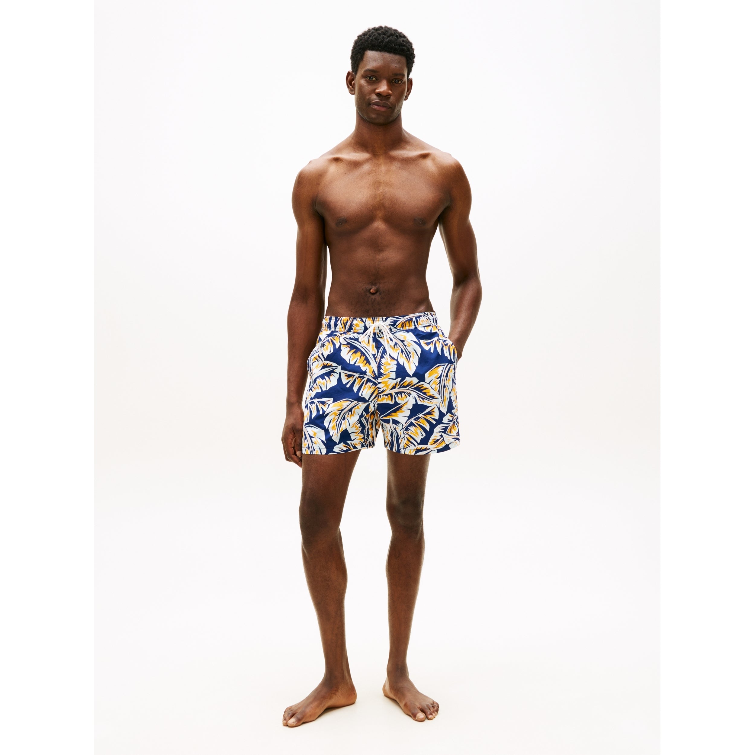 Mittellange Badeshorts BLUE Bild 3