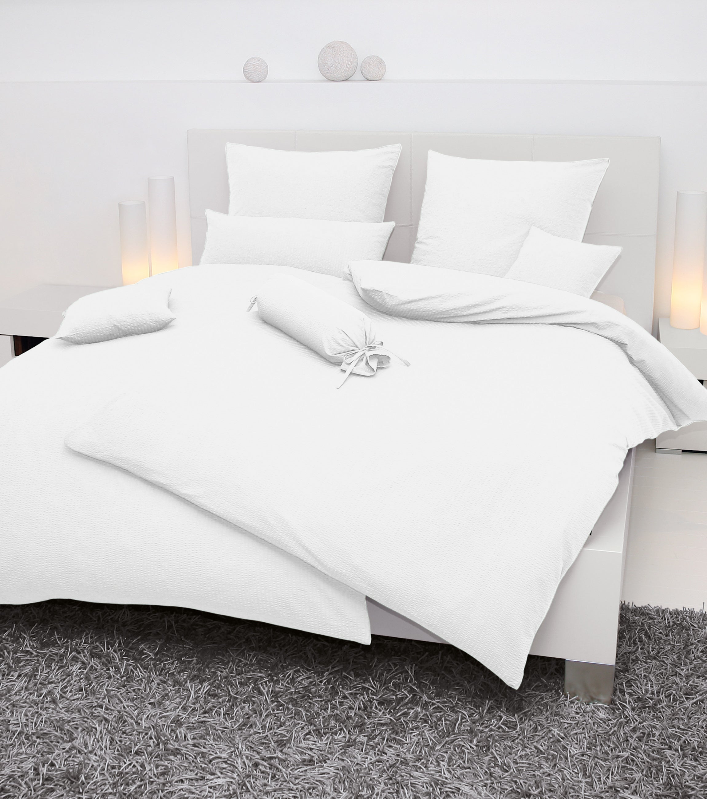Schlafen Set Maxi Mako-Soft-Seersucker