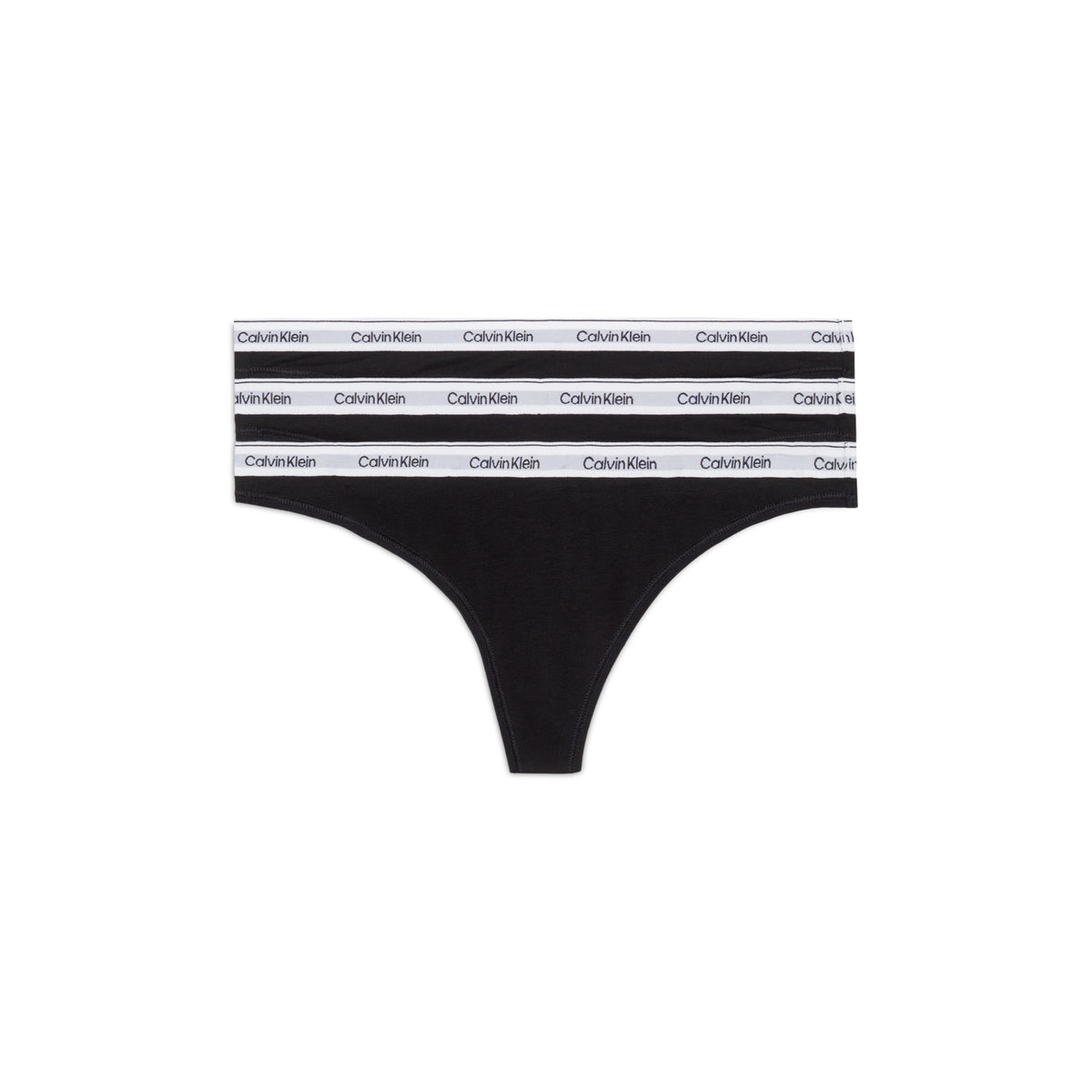 Calvin Klein 3er Pack Strings BLACK Bild 1