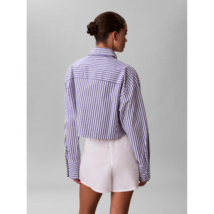 Popeline Pyjama Shirt PURPLE Bild 4