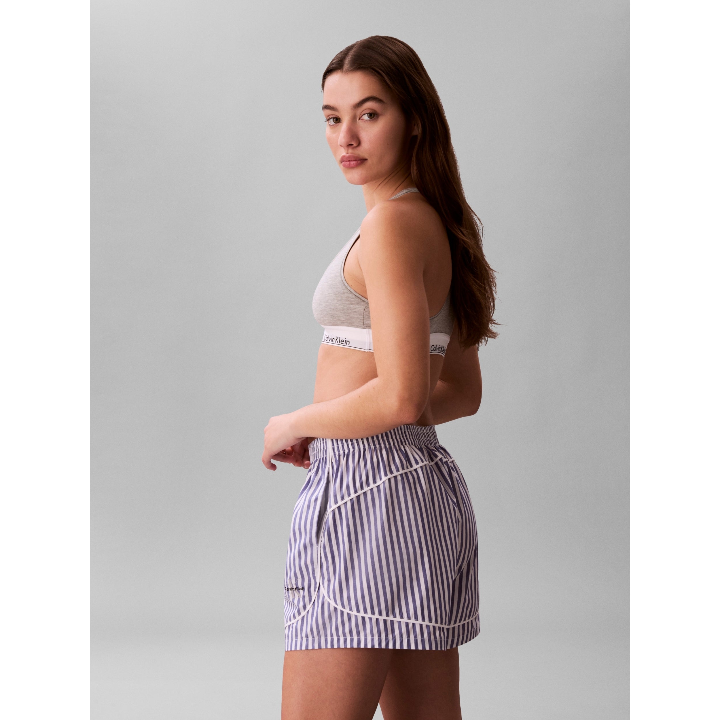 Popeline Pyjama Short PURPLE Bild 5