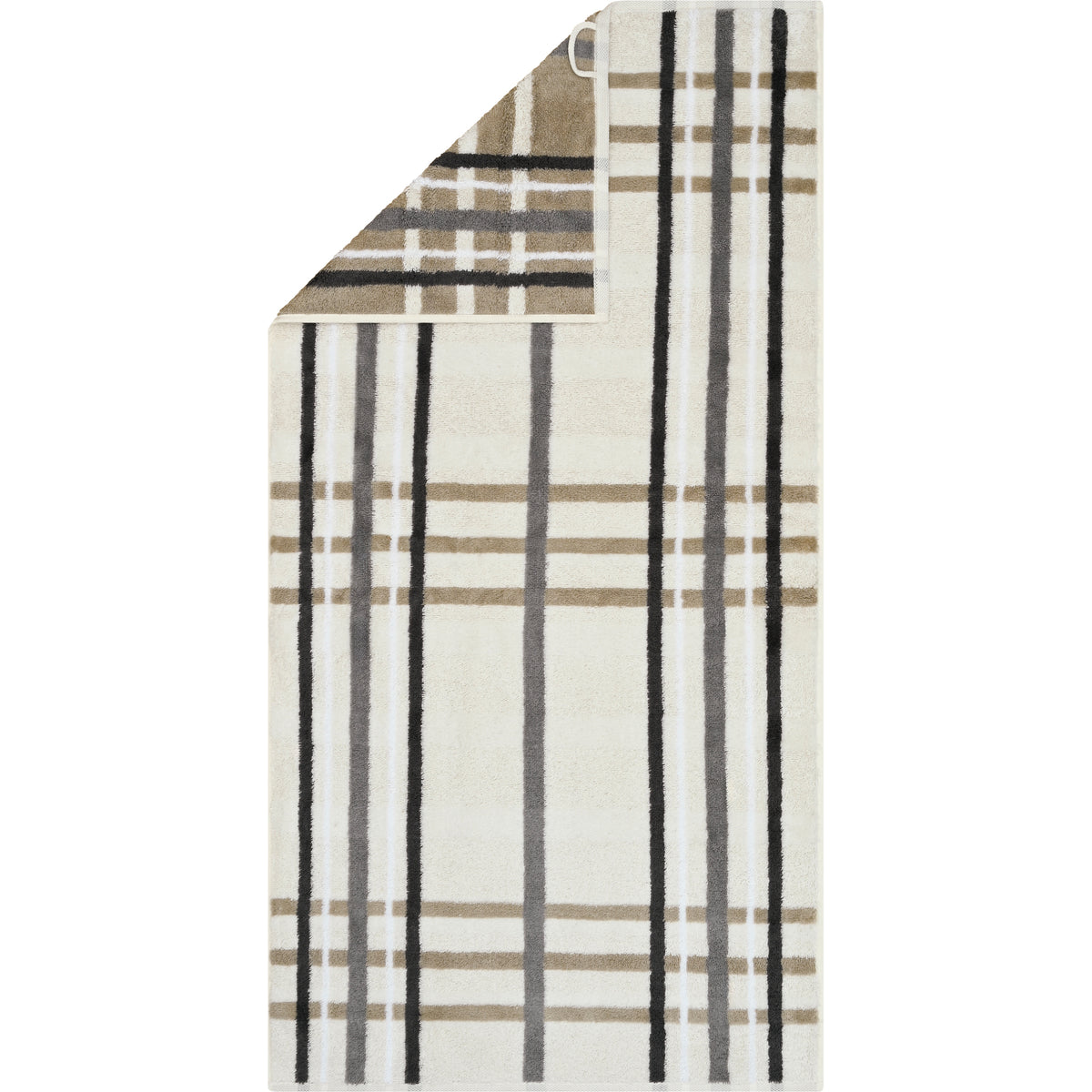CAWÖ Duschtuch Noblesse Check Nordic Blue Bild 8