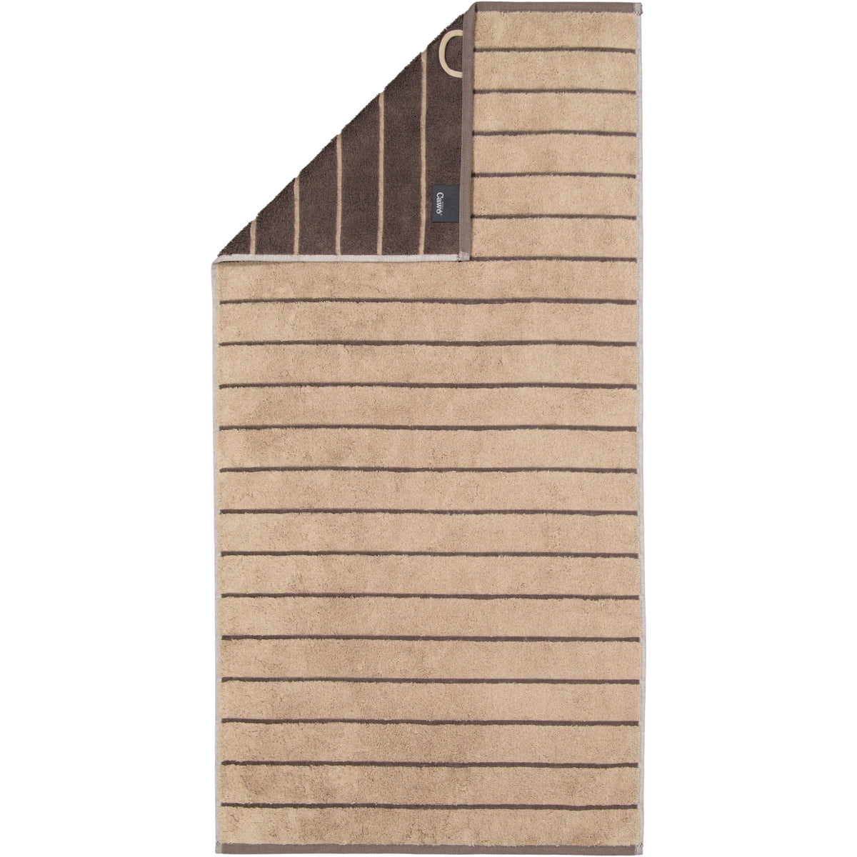CAWÖ Handtuch Balance Doubleface Sand Bild 1