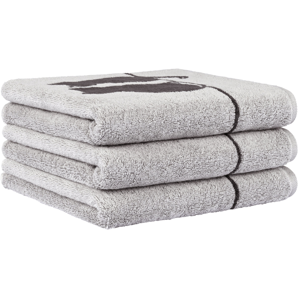 CAWÖ Handtuch CUTE CATS EDITION You&Me Platin/Basalt Bild 3