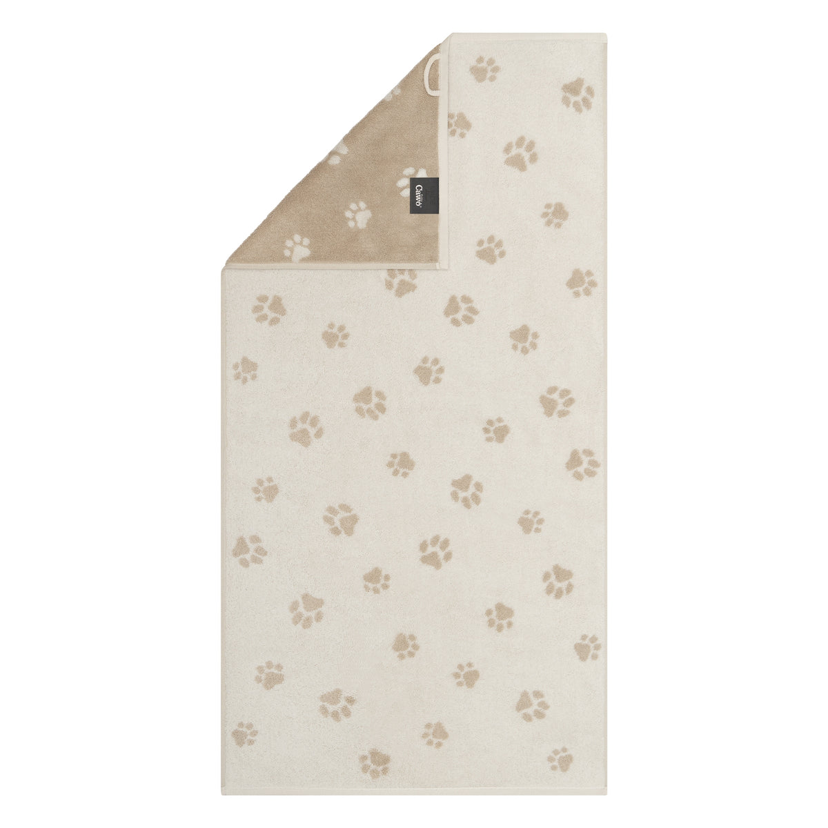 CAWÖ Handtuch WE LOVE DOGS Natur - Beige Bild 1
