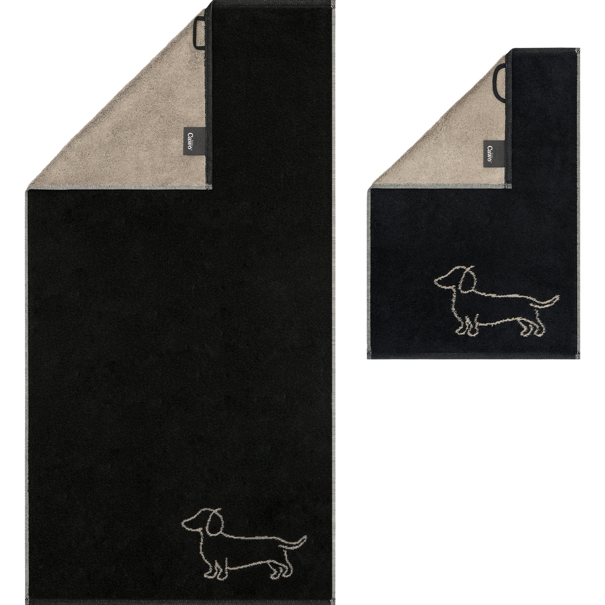 CAWÖ Handtuch WE LOVE DOGS Natur - Beige Bild 9