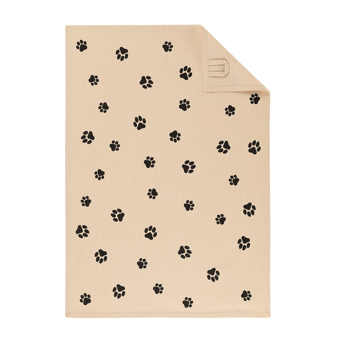 CAWÖ Küchentuch WE LOVE DOGS Schwarz - Beige Bild 1