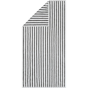 Duschtuch Black&White Streifen Schwarz/Weiß Streifen Bild 2