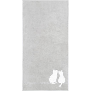 Duschtuch CUTE CATS EDITION You&Me Platin/Basalt Bild 5
