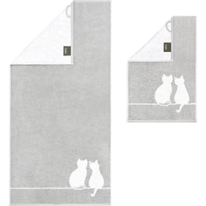 Duschtuch CUTE CATS EDITION You&Me Platin/Basalt Bild 9