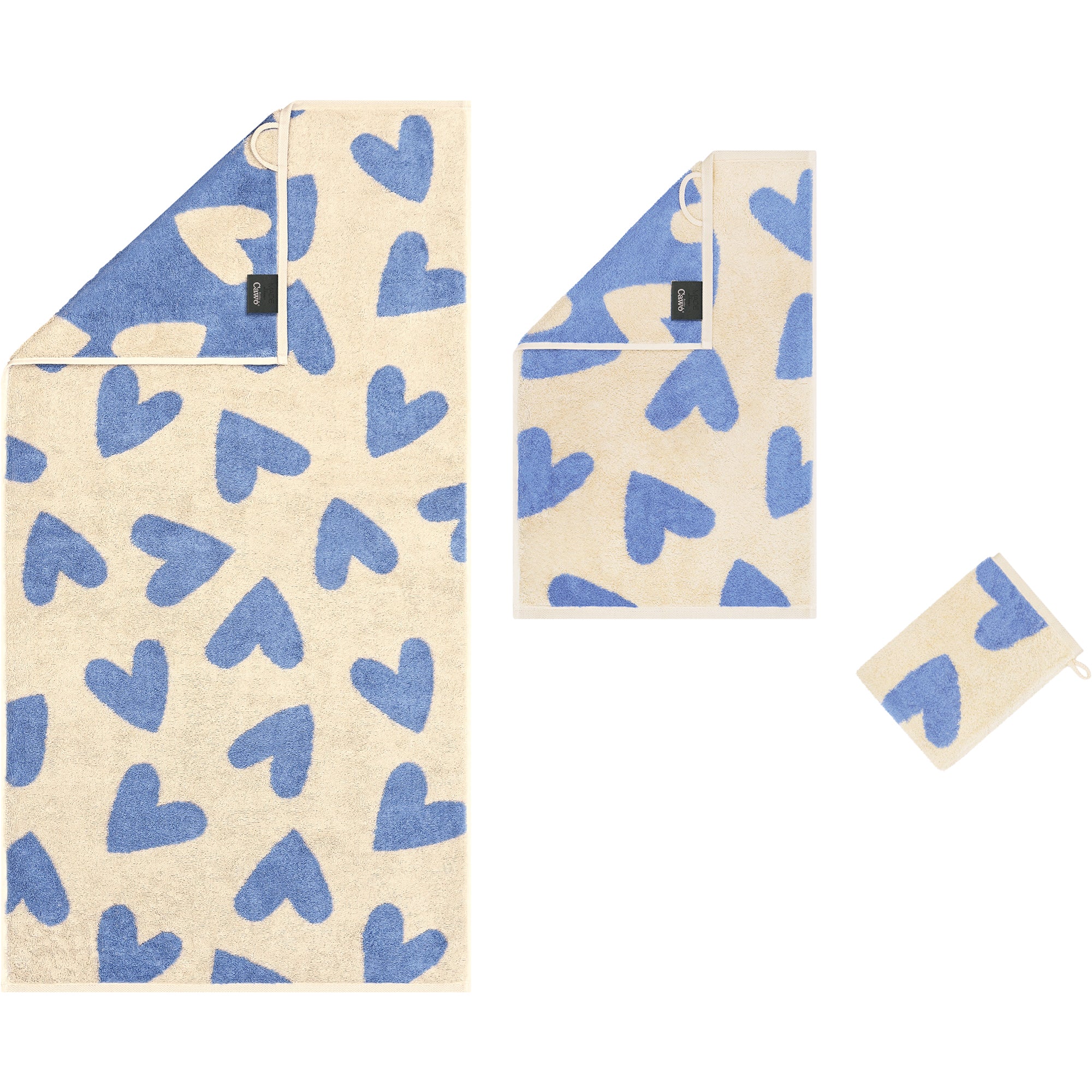 Duschtuch Heart Beats Hearts Capri Bild 3