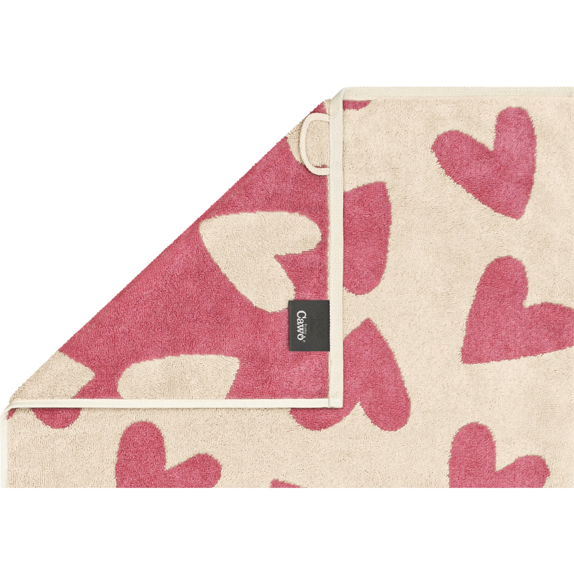 Gästetuch Heart Beats Hearts Basalt Bild 9