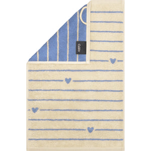 Gästetuch Heart Beats Lines & Hearts Basalt Bild 6