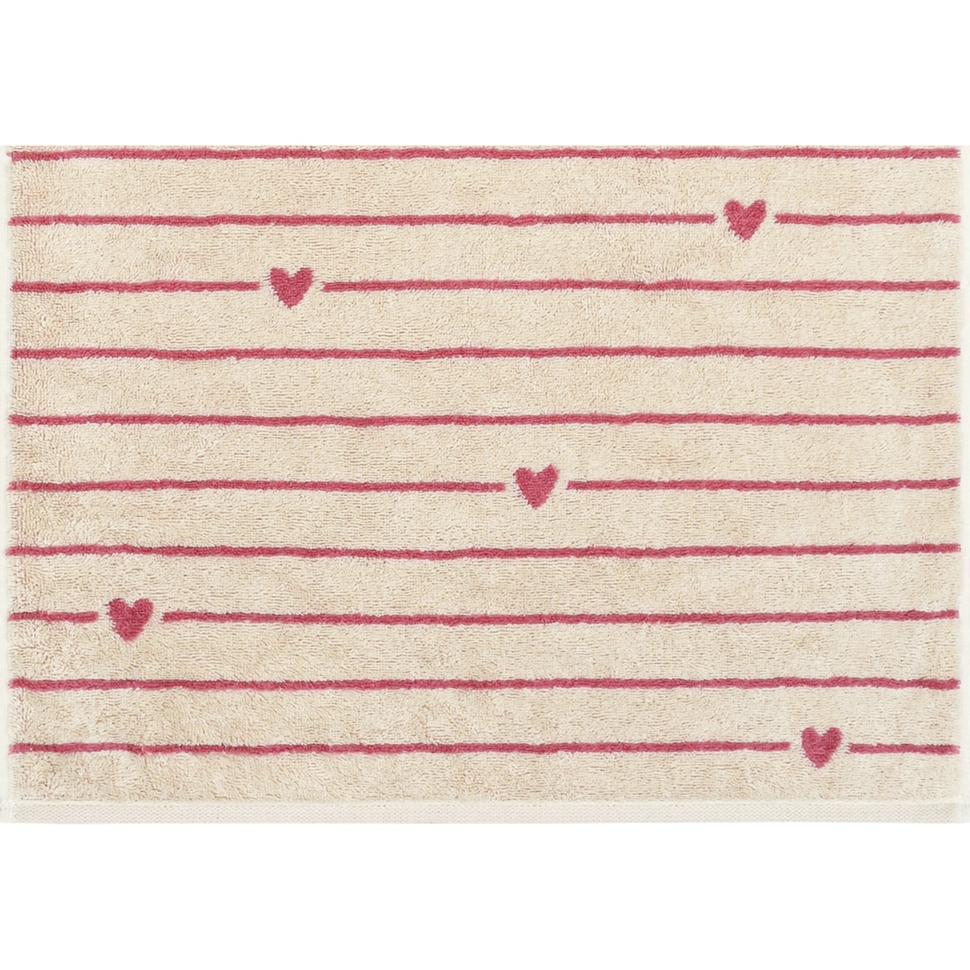 Gästetuch Heart Beats Lines & Hearts Basalt Bild 12
