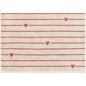 Gästetuch Heart Beats Lines & Hearts Basalt Bild 12