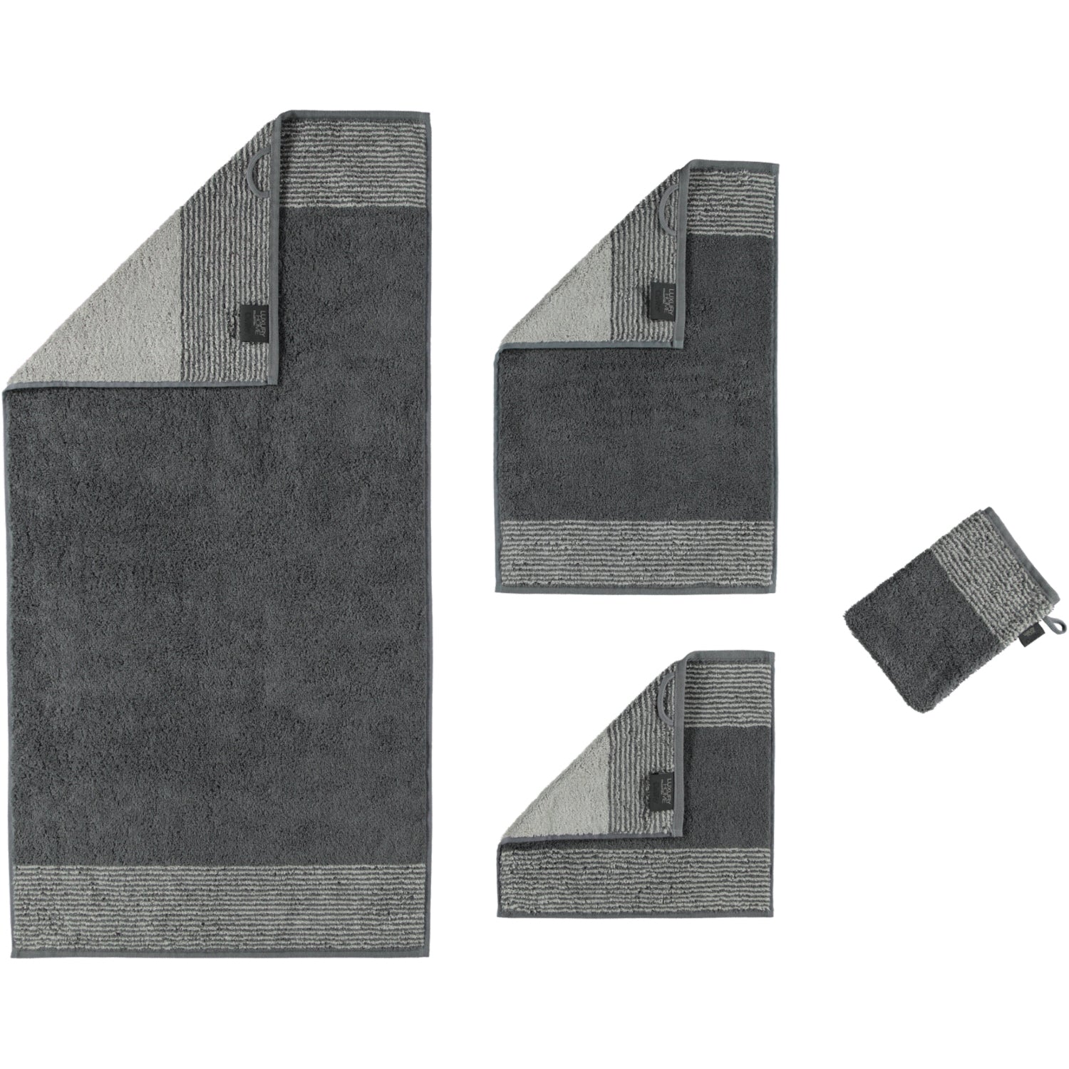 Gästetuch Luxury Home Two-Tone Platin Bild 15