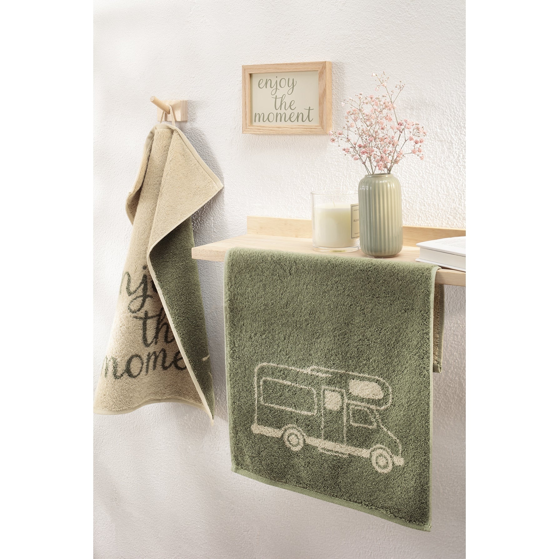 Gästetuch Postcard Towels Cool People Live Here Bild 14