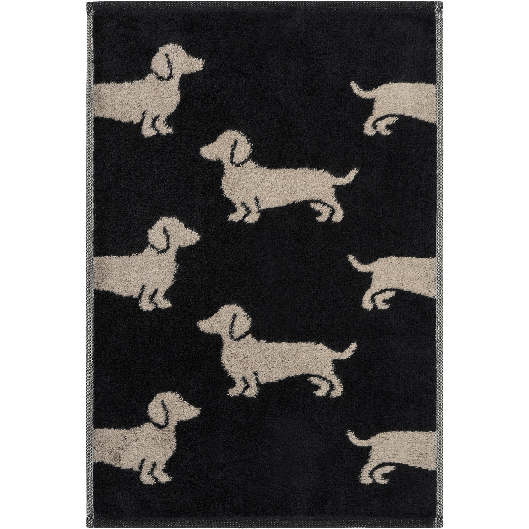Gästetuch WE LOVE DOGS Natur - Beige Bild 5