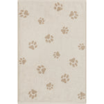 Gästetuch WE LOVE DOGS Natur - Beige Bild 1