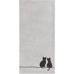 Handtuch CUTE CATS EDITION You&Me Platin/Basalt Bild 1