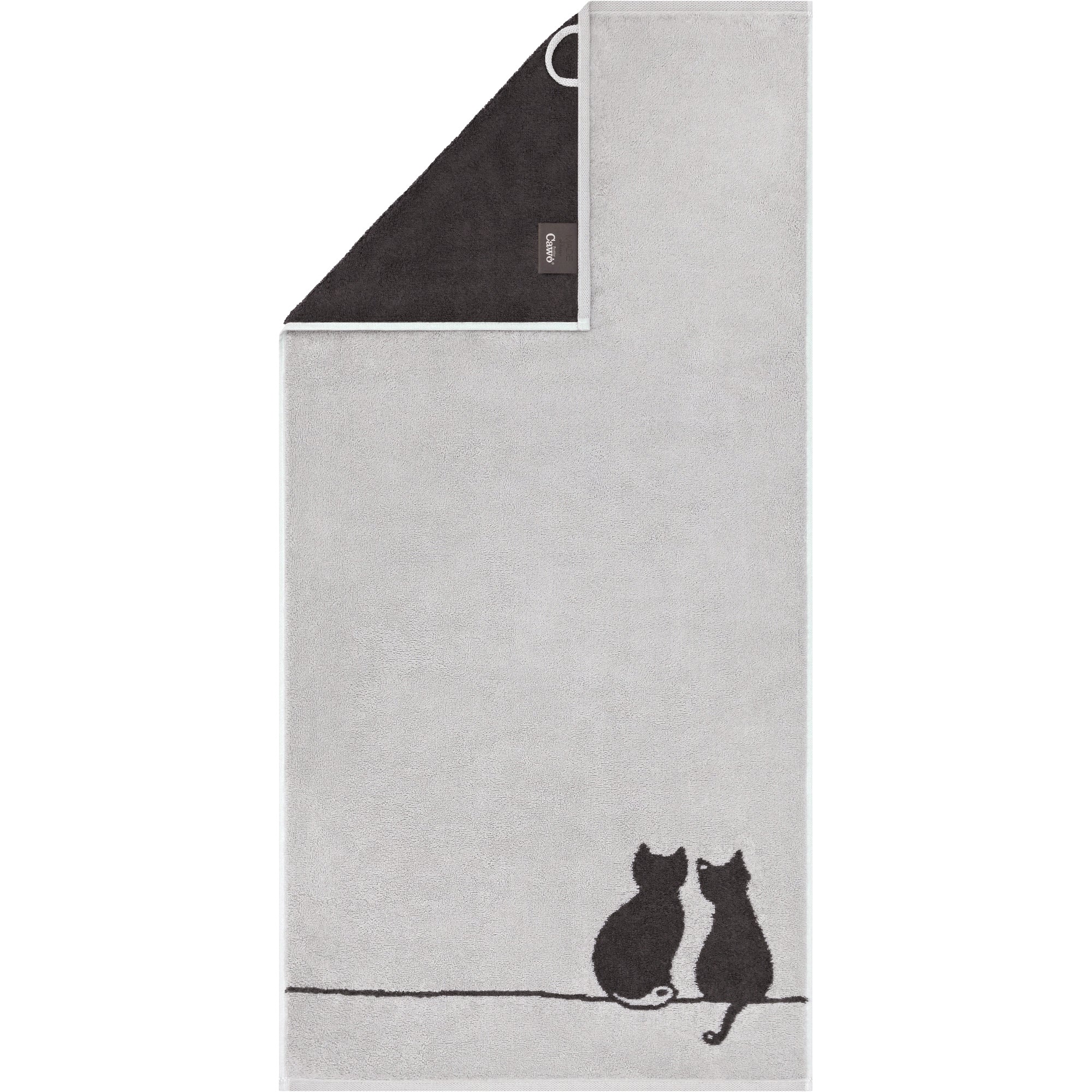 Handtuch CUTE CATS EDITION You&Me Platin/Basalt Bild 2