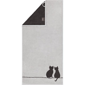 Handtuch CUTE CATS EDITION You&Me Platin/Basalt Bild 2