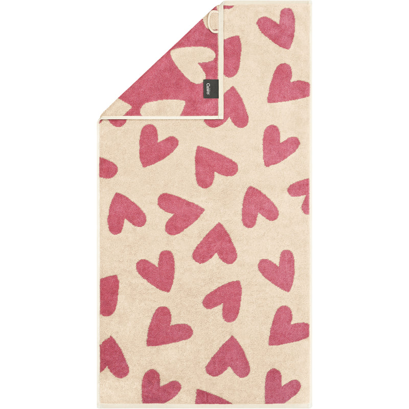 Handtuch Heart Beats Hearts Beere Bild 1