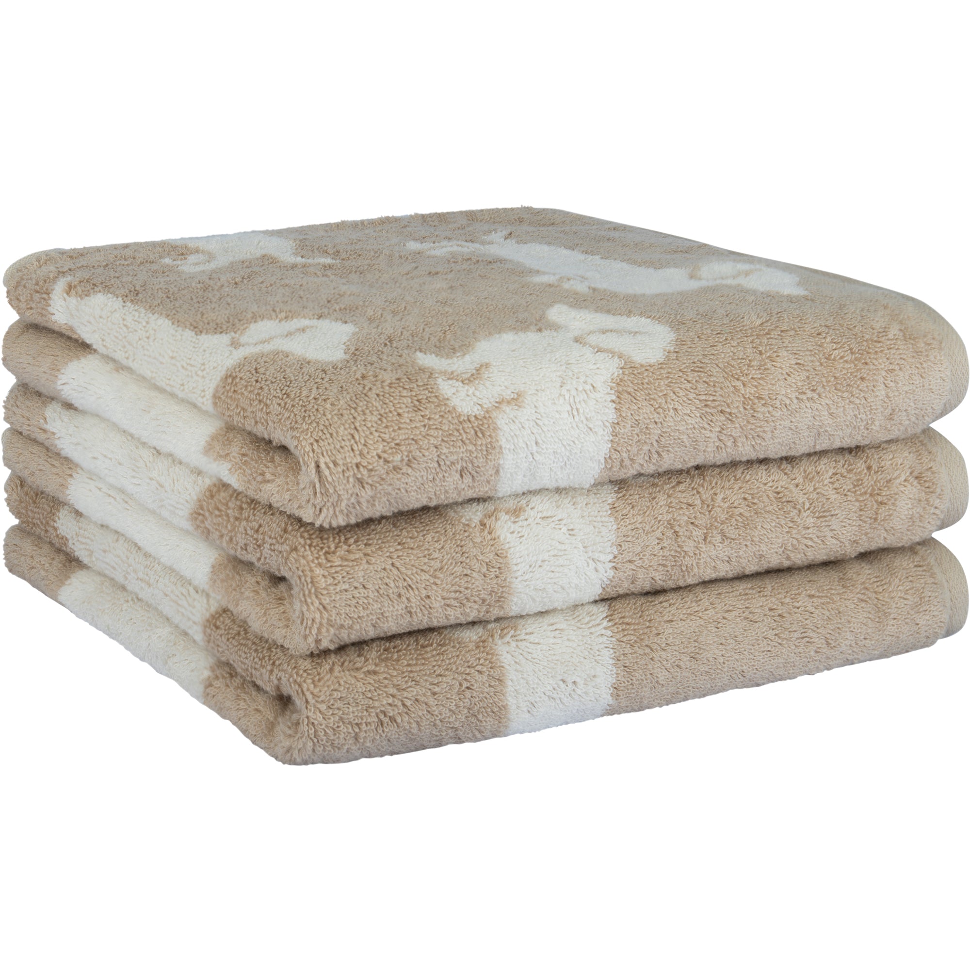 Handtuch WE LOVE DOGS Schwarz - Beige Bild 8