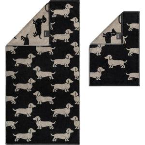 Handtuch WE LOVE DOGS Schwarz - Beige Bild 6