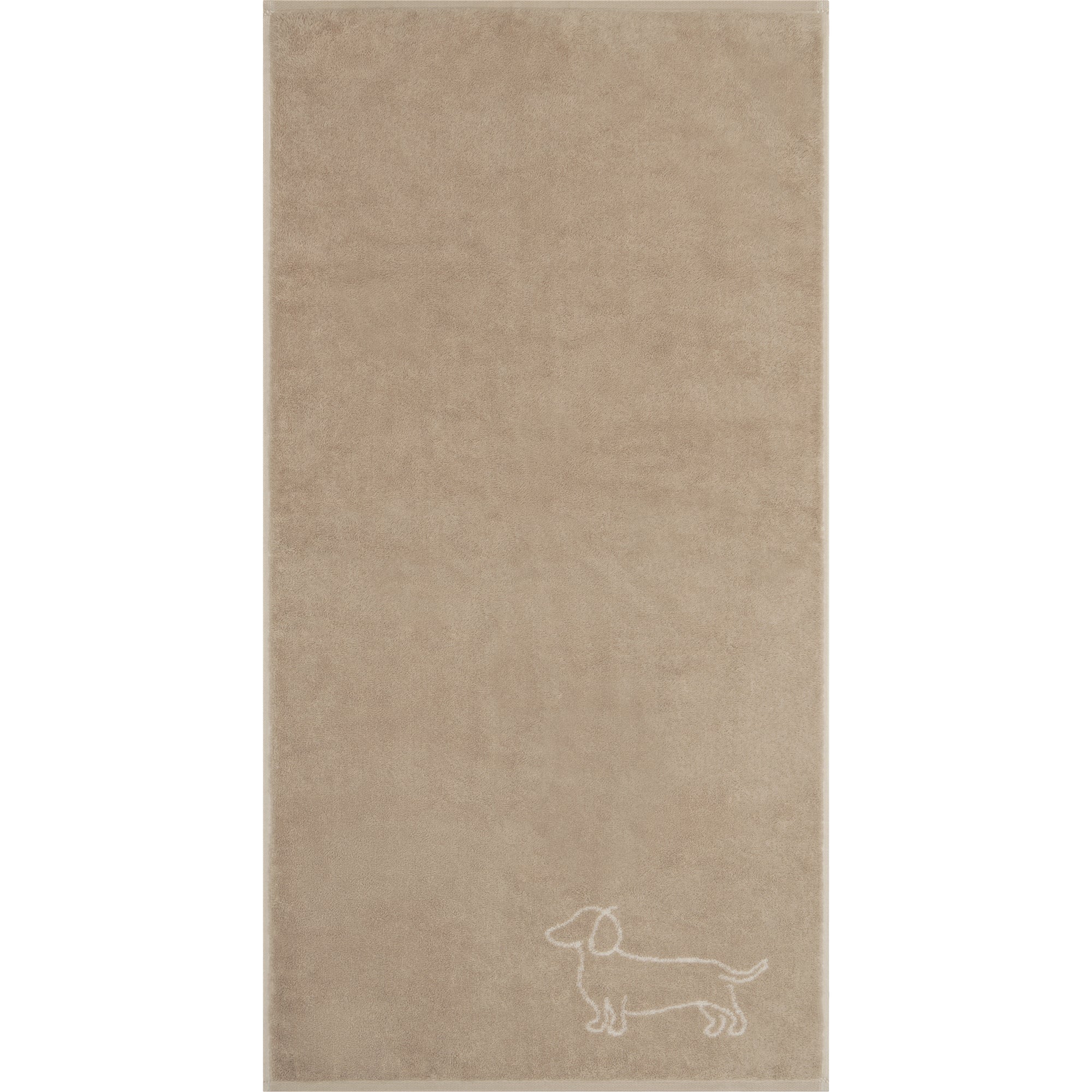 Handtuch WE LOVE DOGS Natur - Beige Bild 2
