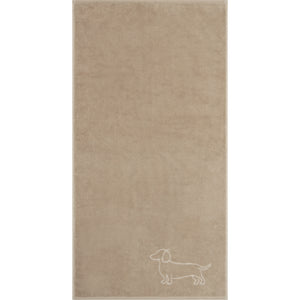 Handtuch WE LOVE DOGS Natur - Beige Bild 2