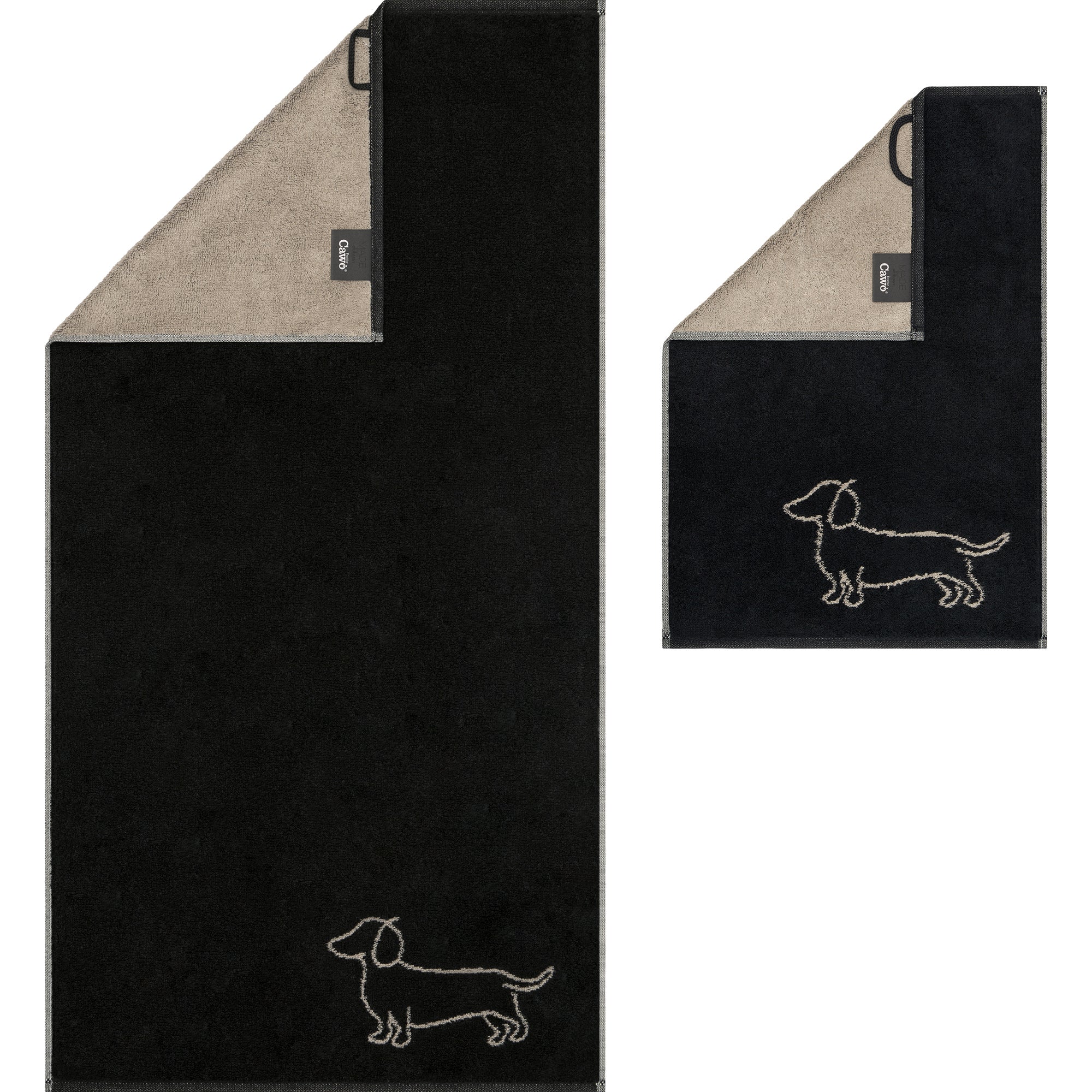 Handtuch WE LOVE DOGS Natur - Beige Bild 9