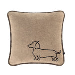 Kissenhülle WE LOVE DOGS Schwarz/Beige Bild 1