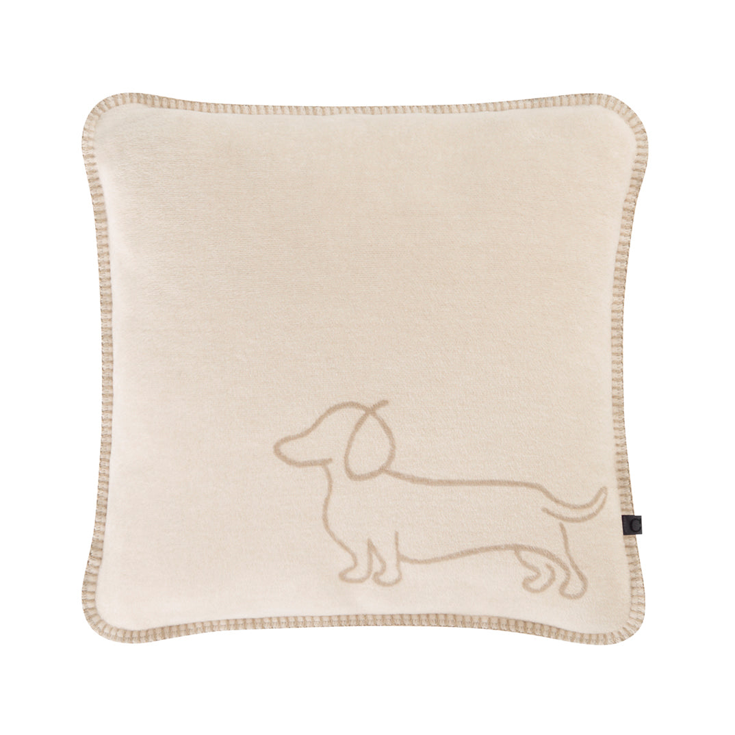 Kissenhülle WE LOVE DOGS Schwarz/Beige Bild 5